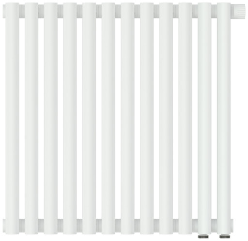 Отопительный радиатор Сунержа Эстет-11 EU50 500х540 12 секций Матовый белый