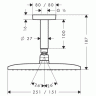 Верхний душ Hansgrohe Raindance Е 25 27380000