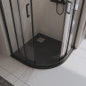 Поддон из искусственного мрамора,белый BelBagno TRAY-MR-UNO-R-80-550-35-W-NO