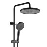 Термостатическая душевая система 3jet 260мм Aquatek, матовый черный AQ2043MB