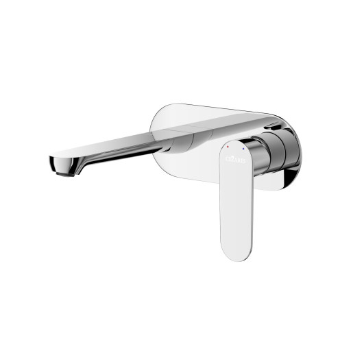 Смеситель для раковины встраиваемый с внутренней частью, без донного клапан Cezares STYLUS-BLI1-NOP-W0