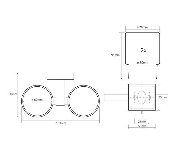 Держатель  Bemeta Beta 132110022