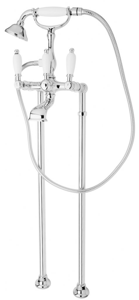 Напольный смеситель для ванны с ручным душем Cezares FIRST-VDP-01-M