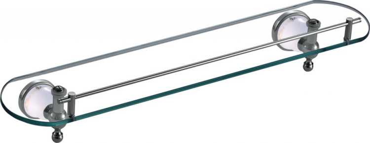 Полка стеклянная подвесная ART&MAX AM-F-5512-Cr