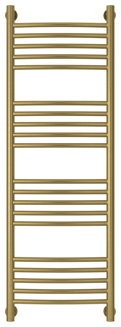 Полотенцесушитель водяной Сунержа Богема+ выгнутая 1200х400 Состаренная латунь