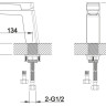 Смеситель для раковины BelBagno ARL-LVM-CRM