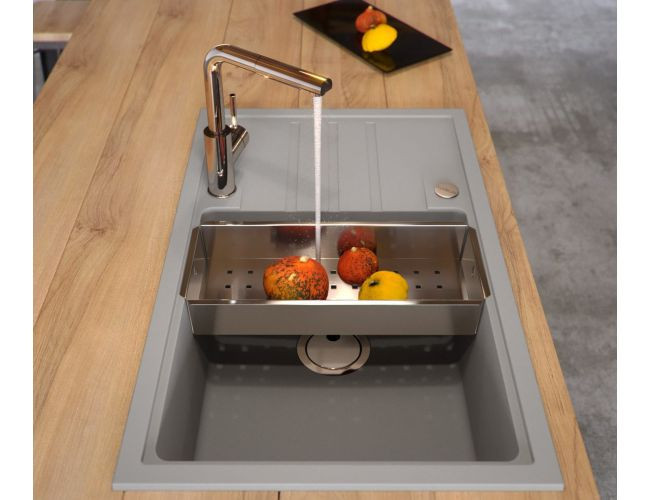 Коландеры для мойки Alveus нерж. сталь. 400X170,