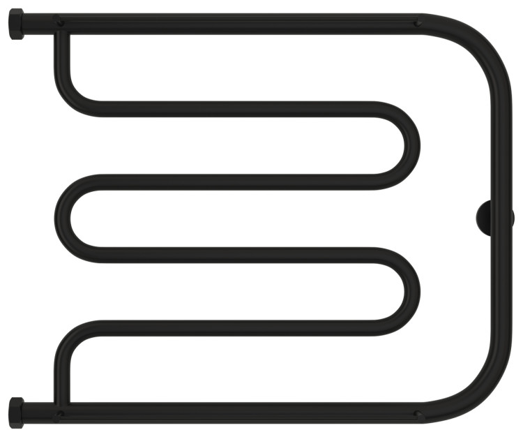 Полотенцесушитель водяной Сунержа Лира 2 полки+ 500х650 Матовый чёрный