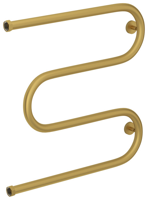 Полотенцесушитель водяной Сунержа М-образный 600х600 Матовое золото