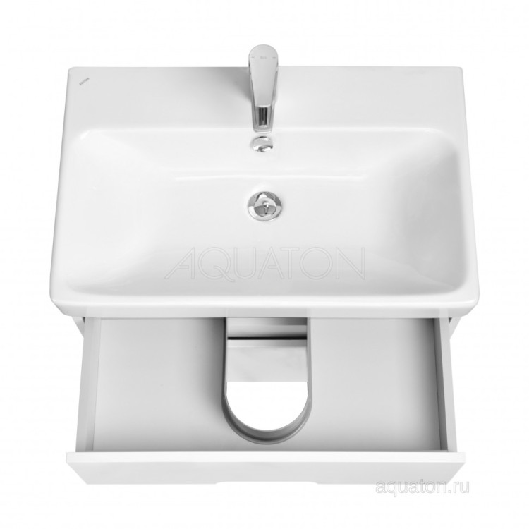Тумба под раковину AQUATON Оливия 70 белый матовый 1A254301OL010
