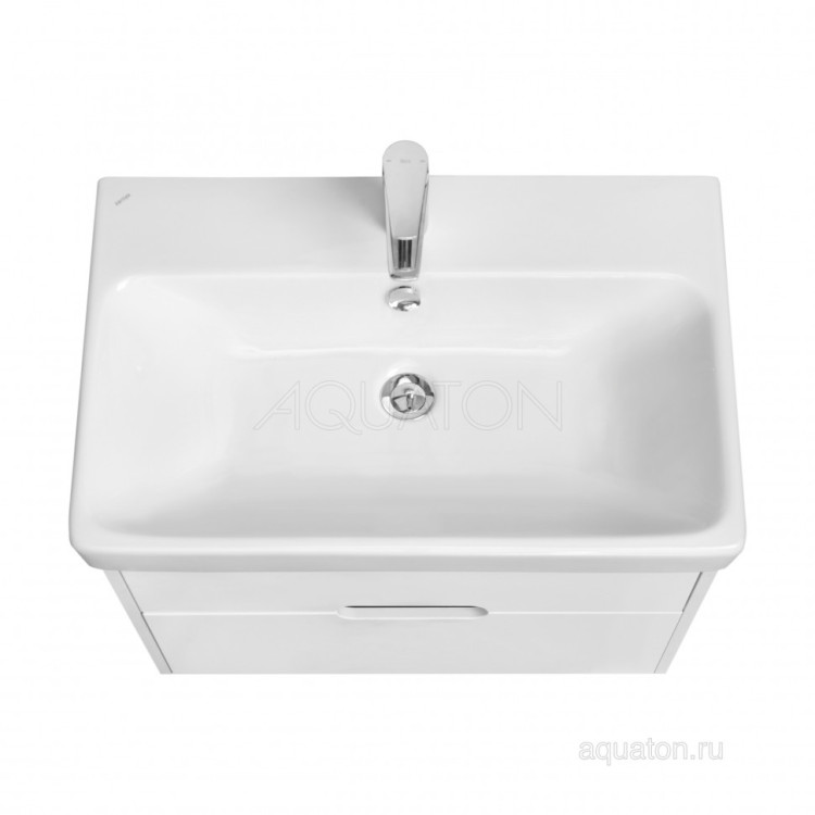 Тумба под раковину AQUATON Оливия 70 белый матовый 1A254301OL010