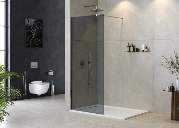 Душевая перегородка LIBERTA-L-1 Cezares LIBERTA-L-1-80-GR-Cr