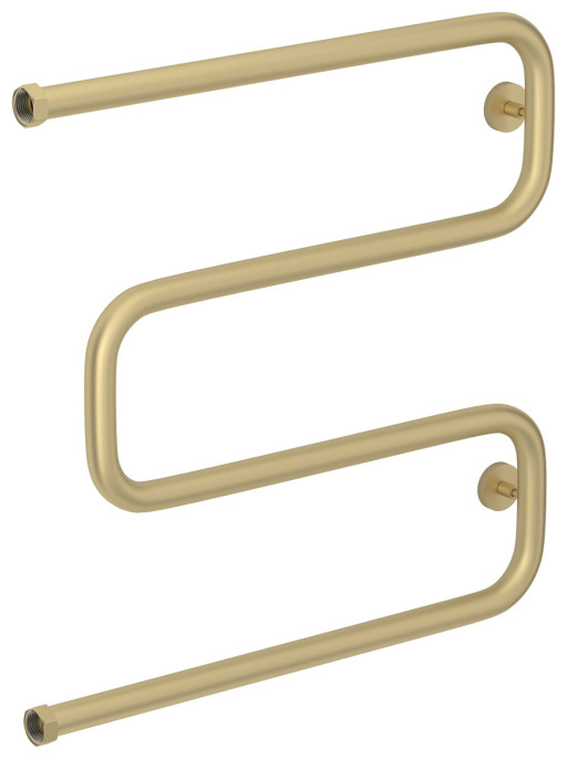 Полотенцесушитель водяной Сунержа Ш-образный 600х600 Матовая шампань