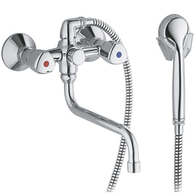 Смеситель для ванны Kludi Standard 251230515 универсальный