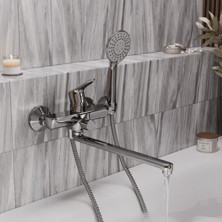 WasserKRAFT Lippe 4502L Смеситель для ванндлинныизливом