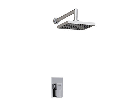 WasserKRAFT A12528 Встраиваемый комплект для душа с верхней душевой насадкой