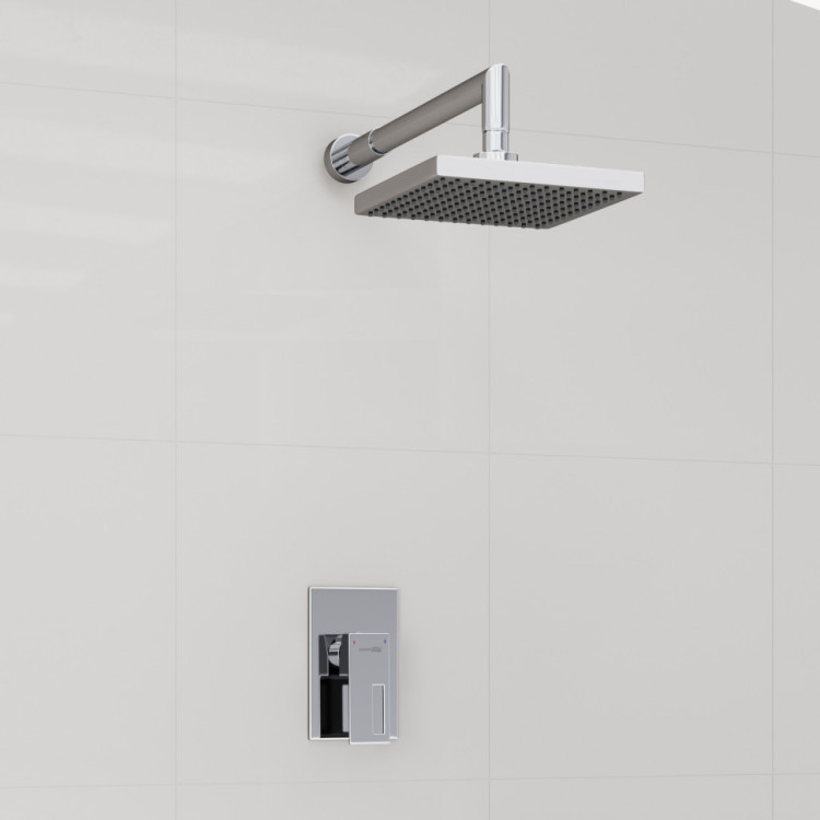 WasserKRAFT A12528 Встраиваемый комплект для душа с верхней душевой насадкой