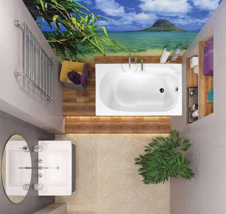 Акриловая ванна Vagnerplast Nike 120x70