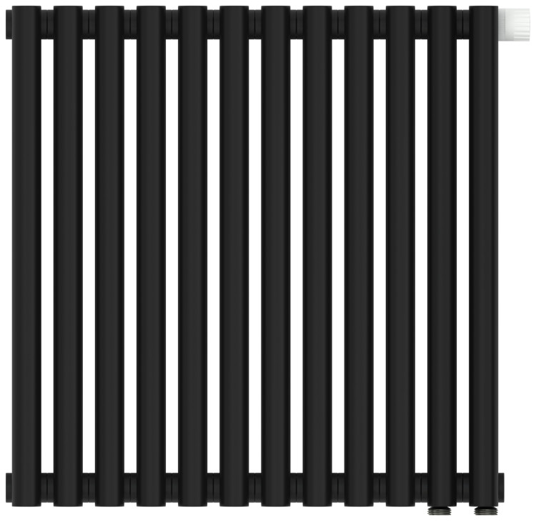 Отопительный радиатор Сунержа Эстет-11 EU50 500х540 12 секций Матовый чёрный