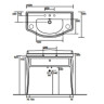 Тумба под раковину  Kerasan Retro 7363