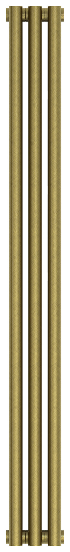 Отопительный радиатор Сунержа Эстет-1 1200х135 3 секции Состаренная бронза