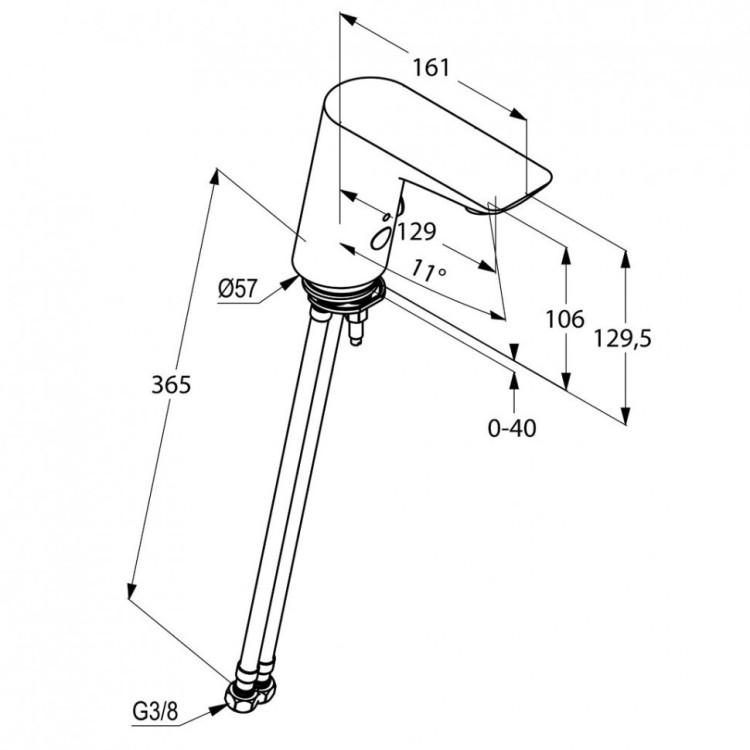 Смеситель для раковины Kludi Balance 5210005