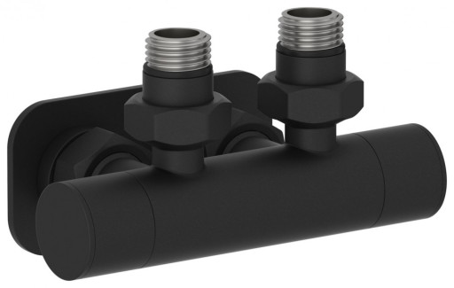 Вентиль 2х1/2&quot; Сунержа угловой скрытый-скрытый EU50 Тёмный титан муар