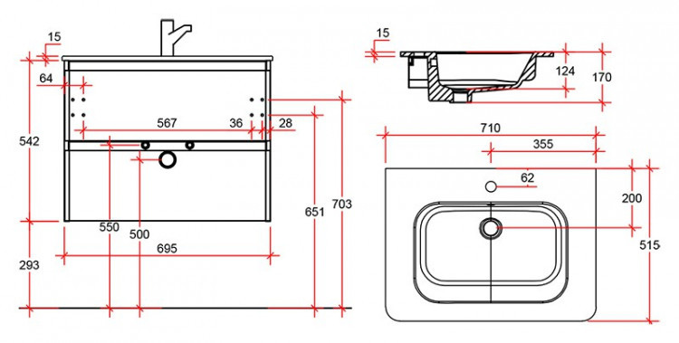 Тумба под раковину Pelipal Solitaire 7010 71
