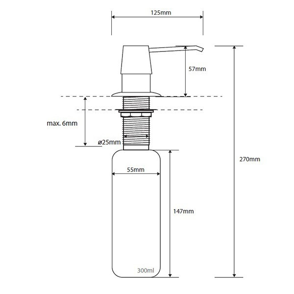 Дозатор для жидкого мыла Bemeta 152109122