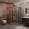 Душевой уголок MOLVENO-R-11 Cezares MOLVENO-R-11-100+30-C-Cr-IV