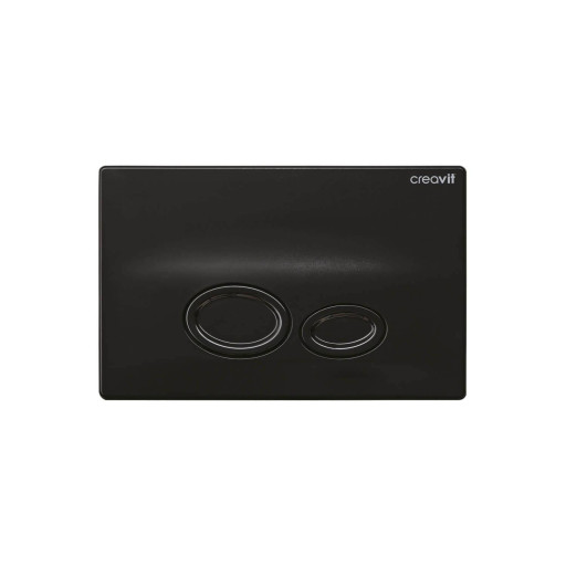 CREAVIT Кнопка для инсталляции DROP черная глянец