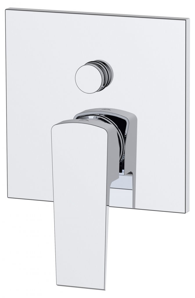Встраиваемый двухпозиционный смеситель для душа BelBagno ARL-BASM-CRM