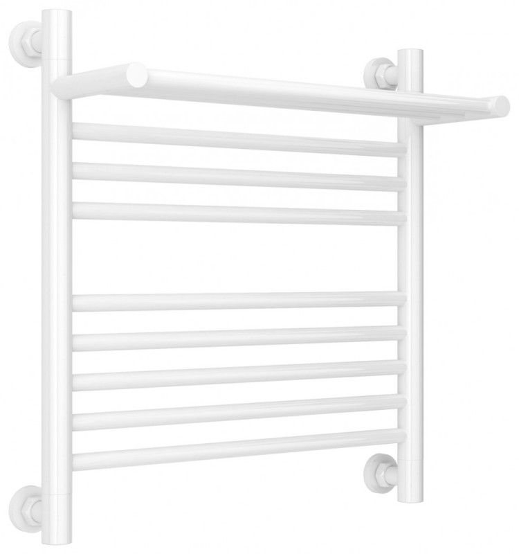 Полотенцесушитель водяной Сунержа Богема с полкой+ 500х500 Белый