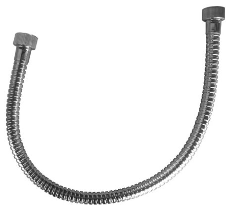 Гибкий шланг, хром, 30 см Cezares CZR-FD-30-02