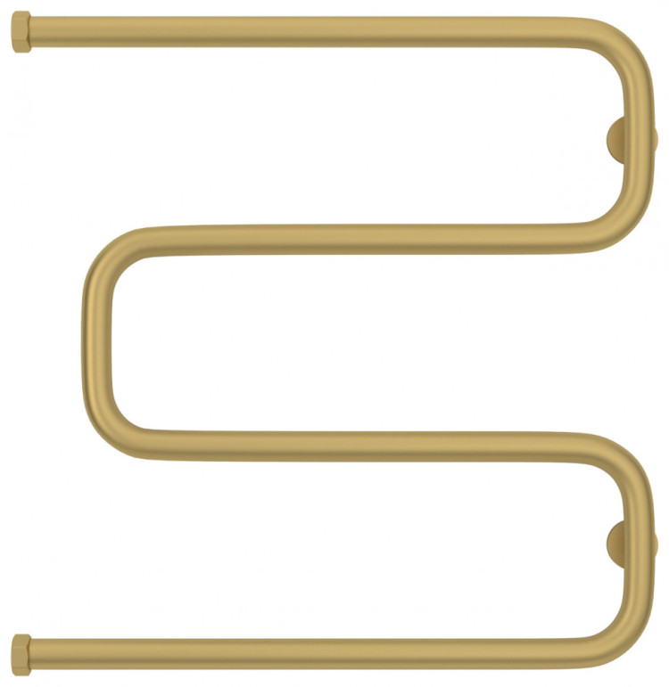 Полотенцесушитель водяной Сунержа Ш-образный 600х600 Матовое золото