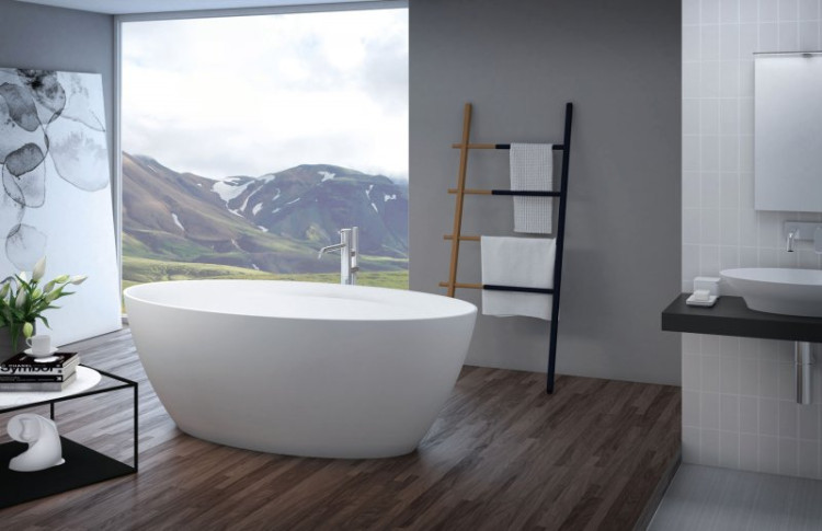 Накладная раковина из литьевого мрамора Cezares TITAN-OVAL-62-41-13-LVB