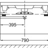Мебель для раковины 80 см Jacob Delafon REVE EB1135-442