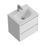 База под раковину подвесная с двумя выкатными ящиками BelBagno KRAFT 39-500/390-2C-SO-PP