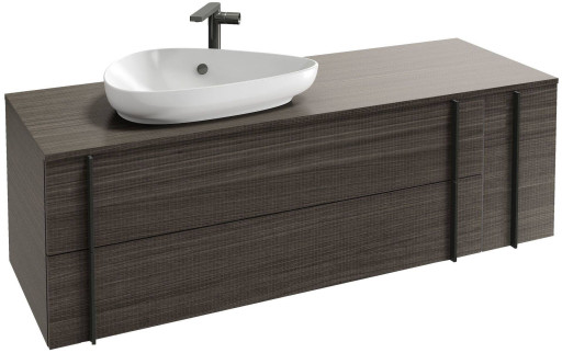 Тумба 145 см для раковины-чаши, коричневая кожа Jacob Delafon NOUVELLE VAGUE EB3044-NR2