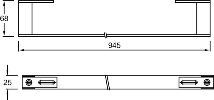 Полотенцедержатель Jacob Delafon FORMILIAE4136-CP