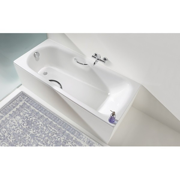 Стальная ванна Kaldewei Saniform Plus Star 334 170x73 с отверстиями под ручки