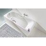 Стальная ванна Kaldewei Saniform Plus Star 334 170x73 с отверстиями под ручки