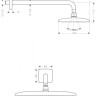 Верхний душ Hansgrohe Raindance Е 36 27376000