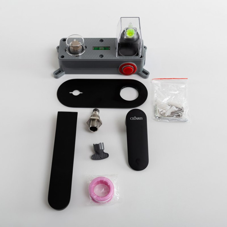 Смеситель для раковины встраиваемый с внутренней частью, без донного клапан Cezares STYLUS-BLI1-IN-W0