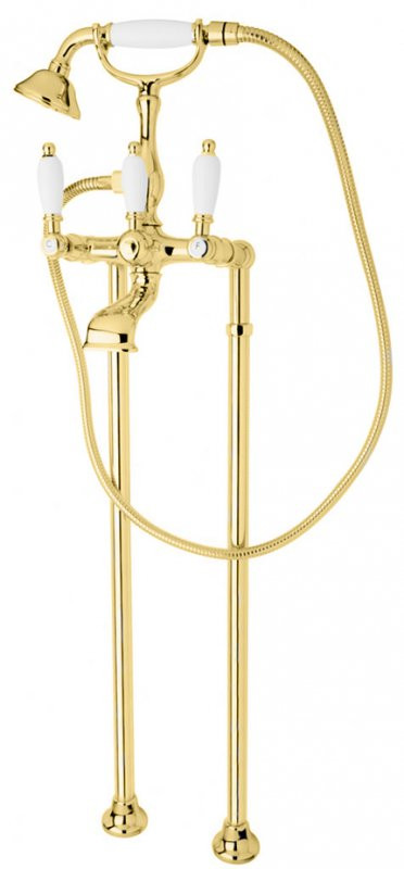 Напольный смеситель для ванны с ручным душем Cezares FIRST-VDP-02-M