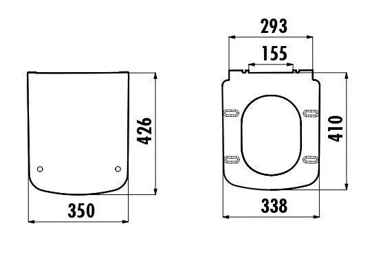 CREAVIT Крышка с микролифтом SOLO