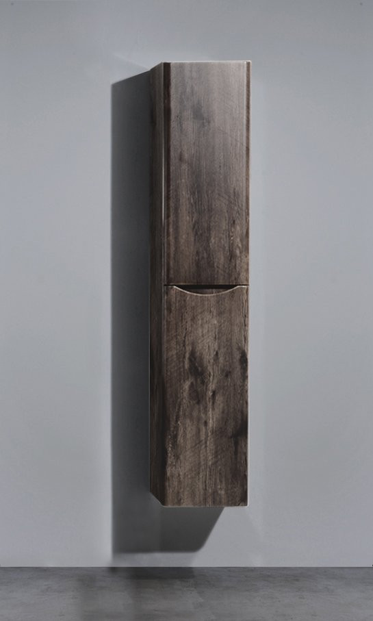 Шкаф подвесной, две распашные двери с доводчиками, с двумя полками, правосторонний BelBagno ANCONA-N-1700-2A-SC-BL-R