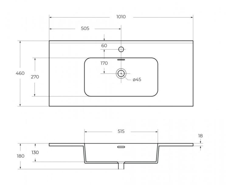 Шкафчик подвесной с одной распашной дверцей, реверсивный Cezares 55334