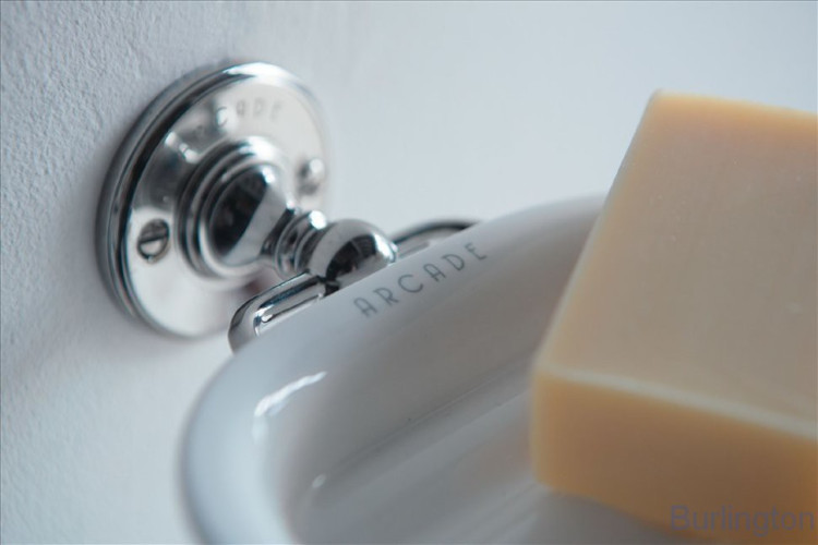 Мыльница керамическая, НИКЕЛЬ [ARCA1 NKL]