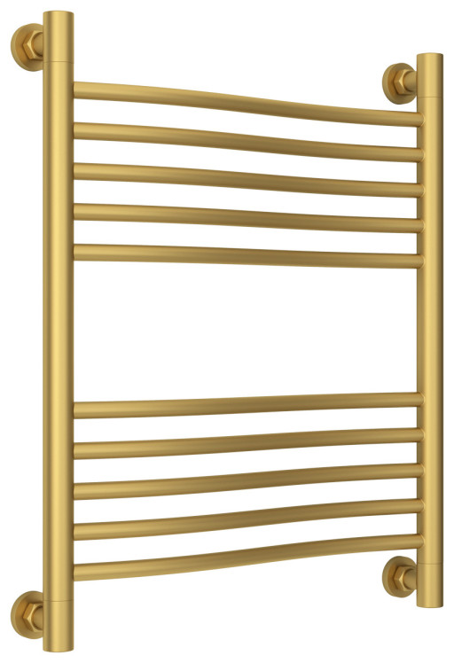 Полотенцесушитель водяной Сунержа Флюид+ 600х500 Матовое золото